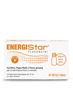 Energistar Integratore Polivitaminico Gruppo B 10 Flaconcini